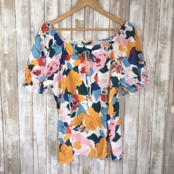 SHEIN Tops - Shein Floral Plus Blouse